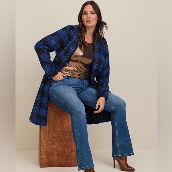 💙Torrid Liquid Bronze Metallic Crewneck T-Shirt - Picture 5 of 9